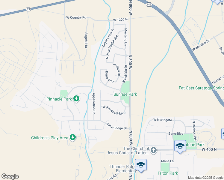 map of restaurants, bars, coffee shops, grocery stores, and more near 919 West Red Fox Lane in Saratoga Springs