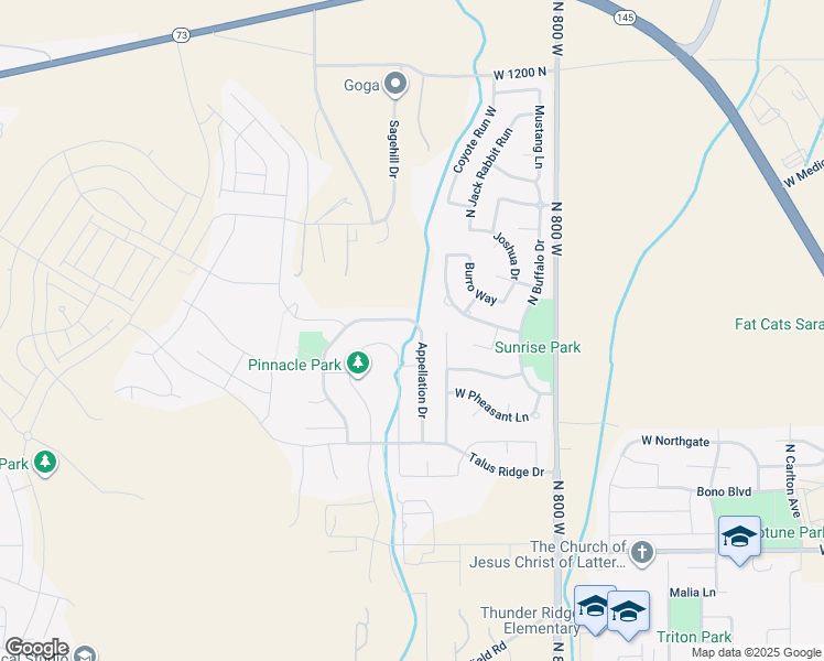map of restaurants, bars, coffee shops, grocery stores, and more near 761 Appellation Drive in Saratoga Springs
