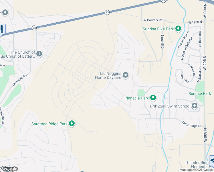 map of restaurants, bars, coffee shops, grocery stores, and more near 779 North Alta View Drive in Saratoga Springs
