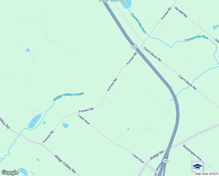 map of restaurants, bars, coffee shops, grocery stores, and more near 625 Forrest Rd in Sellersville