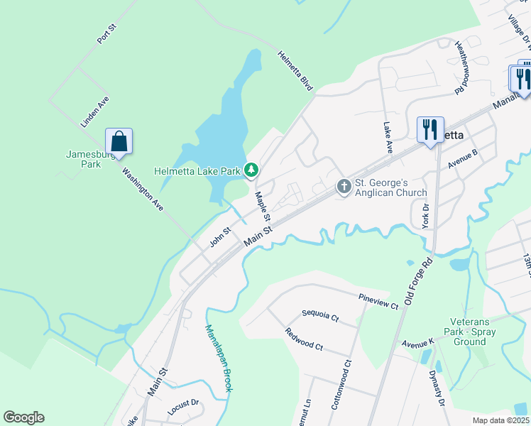 1 Maple Street, Helmetta NJ Walk Score