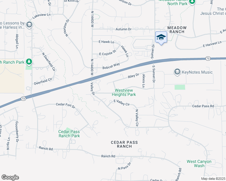 map of restaurants, bars, coffee shops, grocery stores, and more near 9031 Cassie Drive in Eagle Mountain