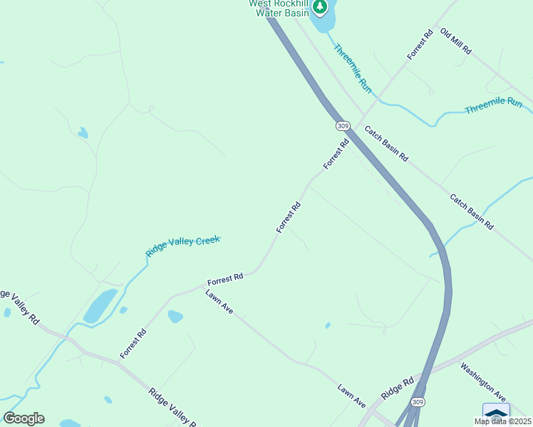 map of restaurants, bars, coffee shops, grocery stores, and more near 635 Forrest Road in Sellersville