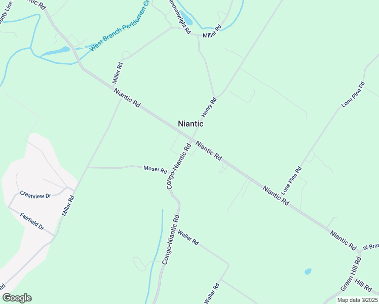 map of restaurants, bars, coffee shops, grocery stores, and more near 355 Congo-Niantic Road in Barto