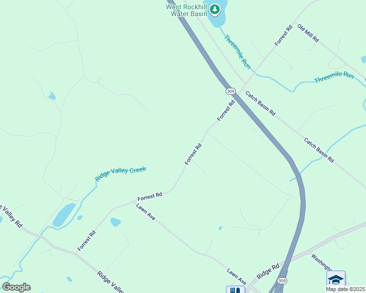 map of restaurants, bars, coffee shops, grocery stores, and more near 625 Forrest Rd in Sellersville