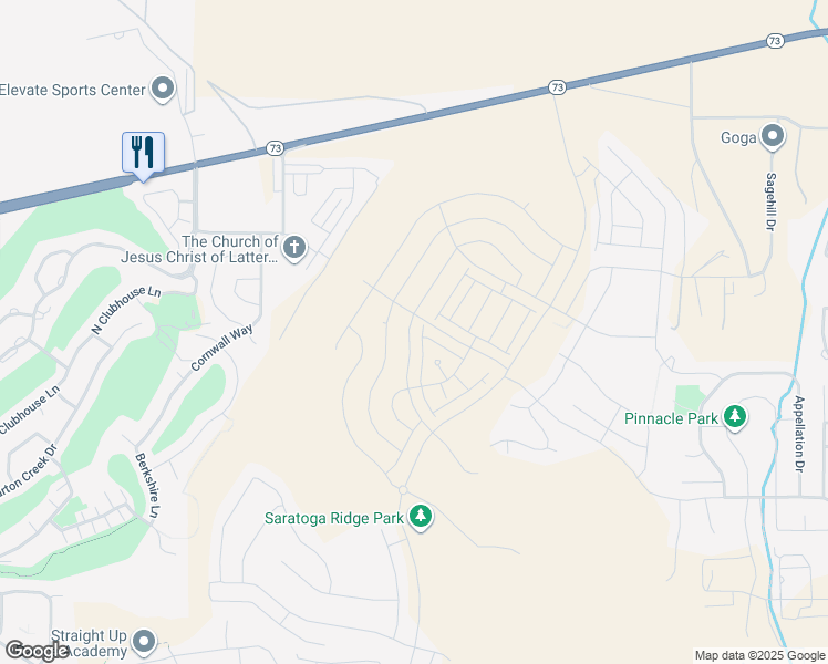 map of restaurants, bars, coffee shops, grocery stores, and more near 846 Banner Drive in Eagle Mountain