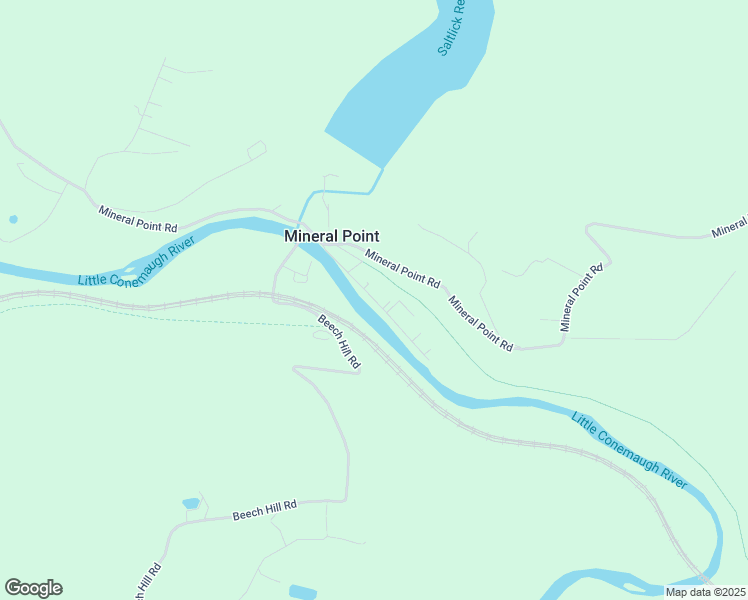 map of restaurants, bars, coffee shops, grocery stores, and more near Front Street in Cambria County