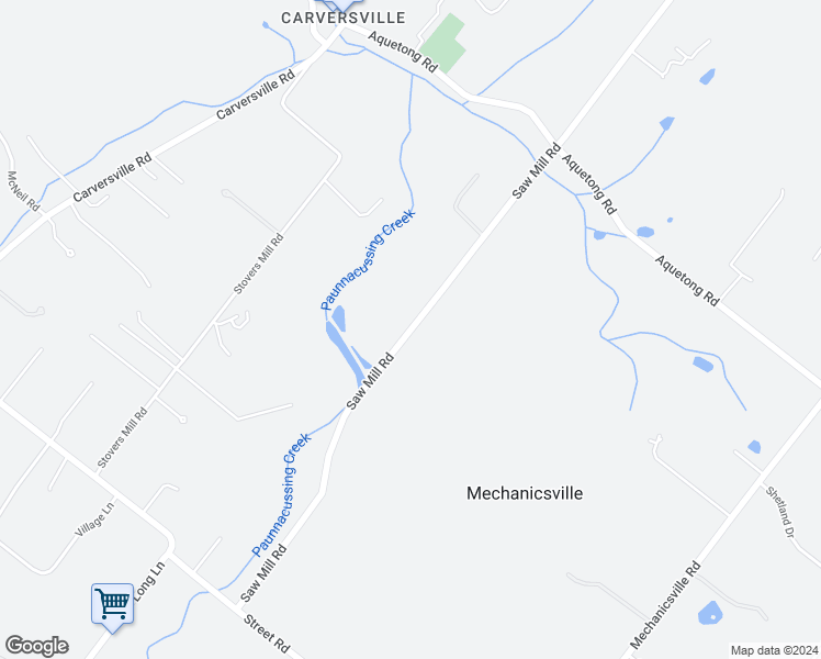 map of restaurants, bars, coffee shops, grocery stores, and more near 6063 Sawmill Road in Doylestown