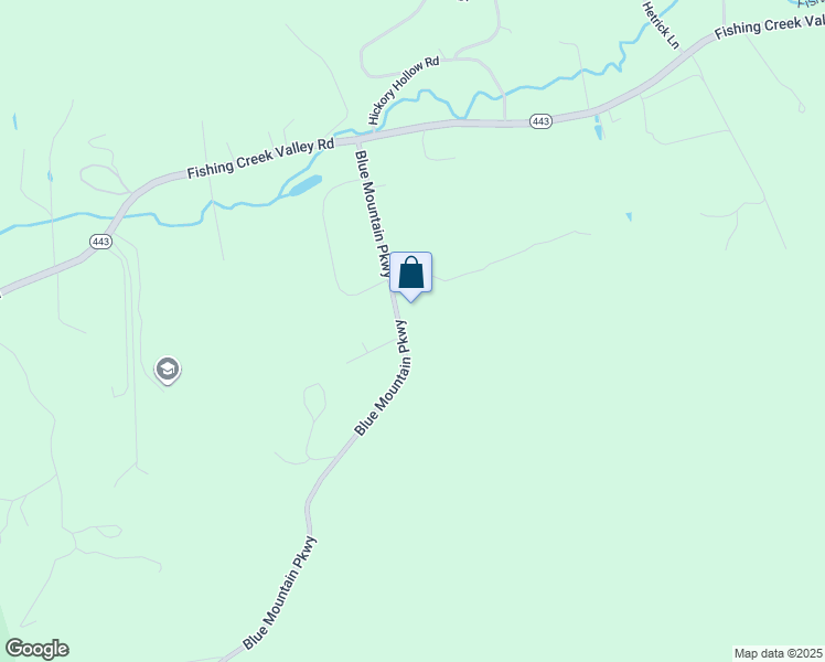 map of restaurants, bars, coffee shops, grocery stores, and more near 480 Blue Mountain Parkway East in Harrisburg