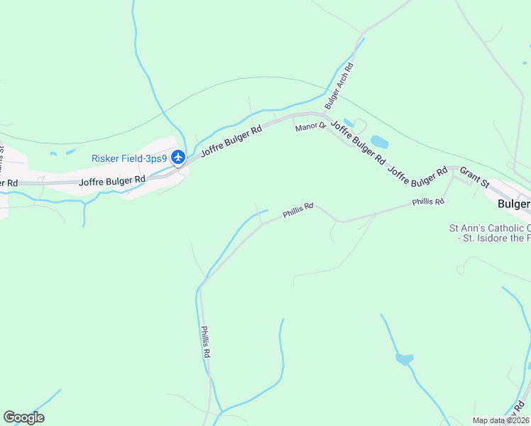 map of restaurants, bars, coffee shops, grocery stores, and more near 739 Phillis Road in Bulger