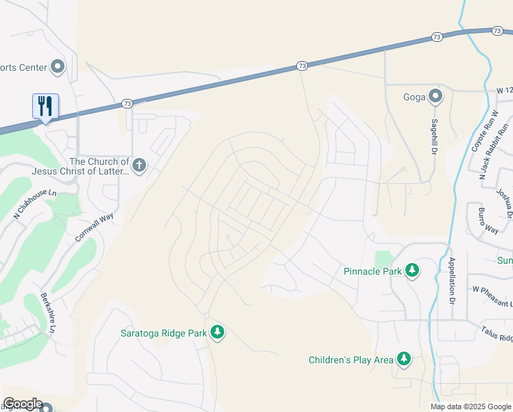 map of restaurants, bars, coffee shops, grocery stores, and more near 884 Van Dyne Drive in Saratoga Springs