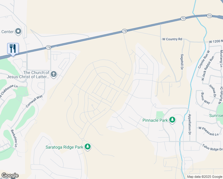 map of restaurants, bars, coffee shops, grocery stores, and more near 882 Coulsen Drive in Saratoga Springs