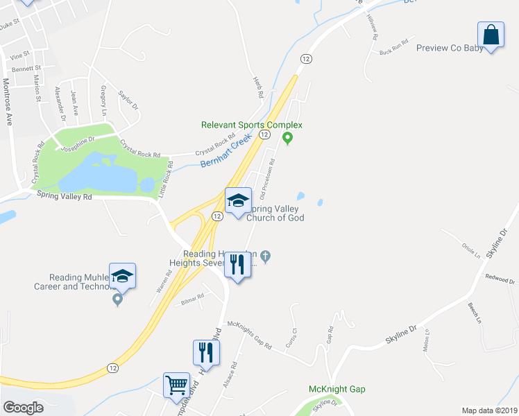 map of restaurants, bars, coffee shops, grocery stores, and more near 2799 Old Pricetown Road in Temple