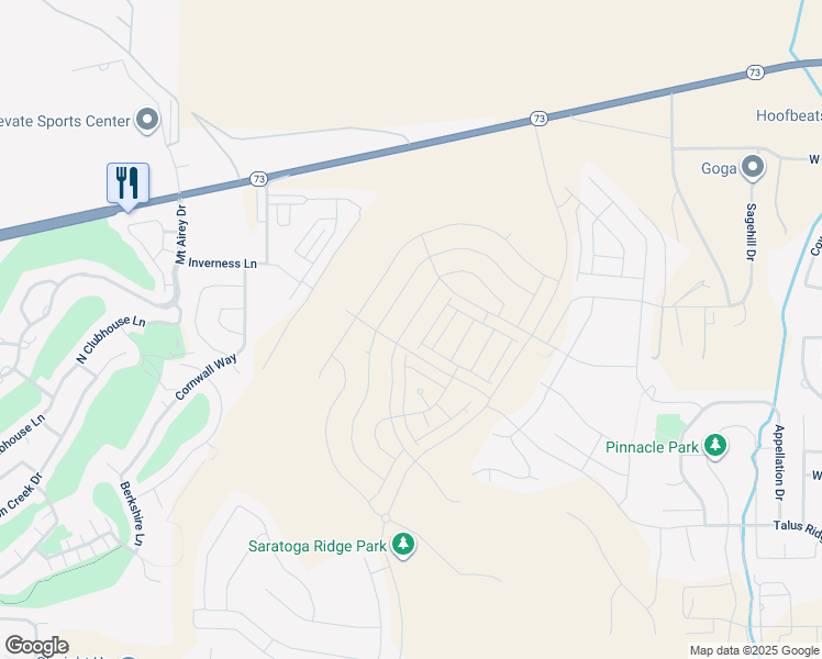 map of restaurants, bars, coffee shops, grocery stores, and more near 902 Banner Drive in Eagle Mountain
