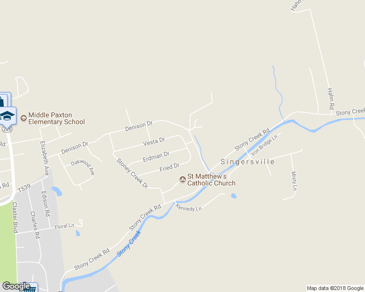 map of restaurants, bars, coffee shops, grocery stores, and more near 437 Vesta Drive in Dauphin