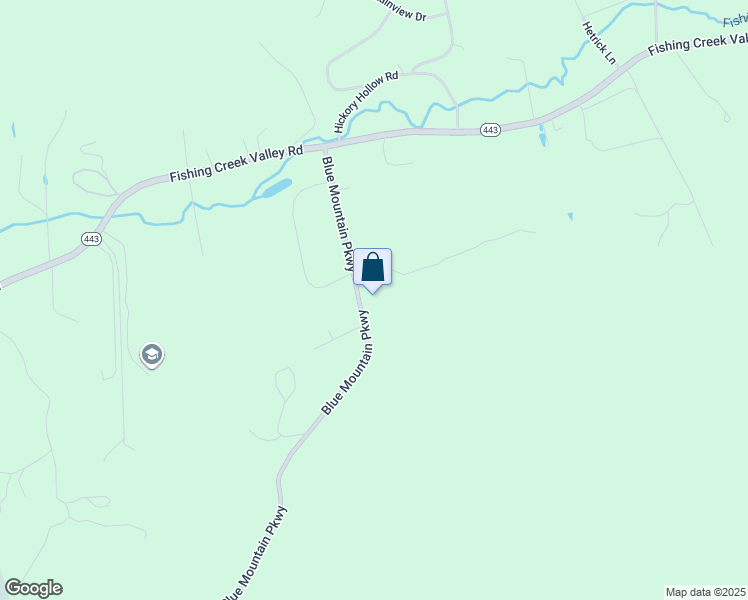 map of restaurants, bars, coffee shops, grocery stores, and more near 480 Blue Mountain Parkway East in Harrisburg
