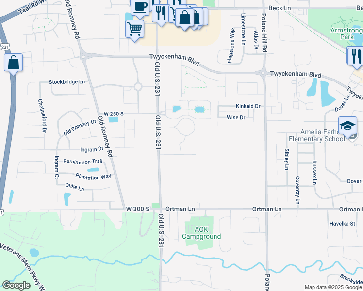 map of restaurants, bars, coffee shops, grocery stores, and more near 40 Rostone Circle in Lafayette