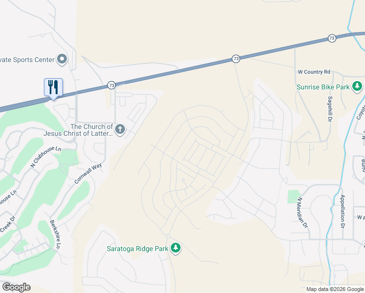 map of restaurants, bars, coffee shops, grocery stores, and more near 922 Banner Drive in Eagle Mountain