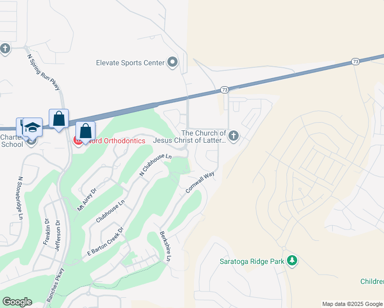 map of restaurants, bars, coffee shops, grocery stores, and more near 9125 Kilkenny Way in Eagle Mountain