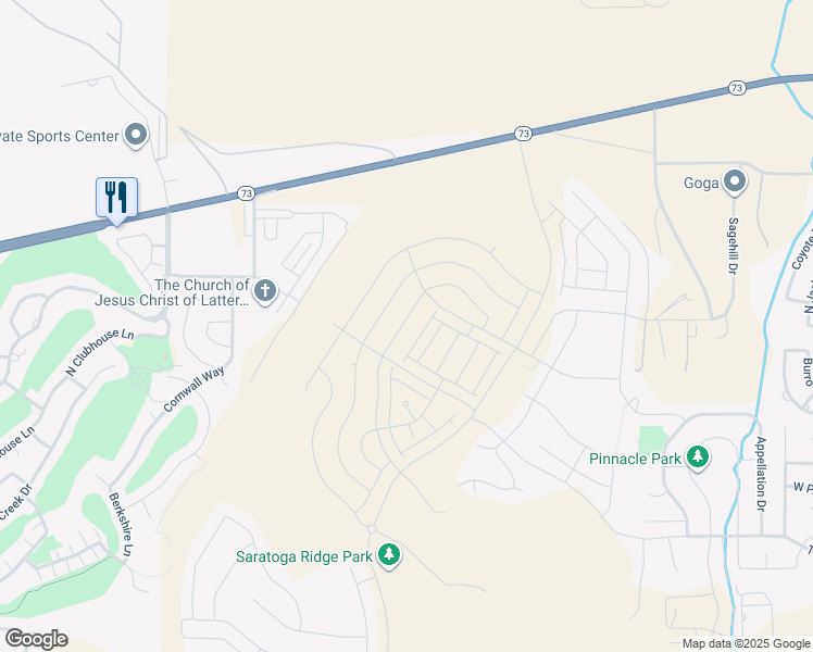 map of restaurants, bars, coffee shops, grocery stores, and more near 928 Banner Drive in Eagle Mountain
