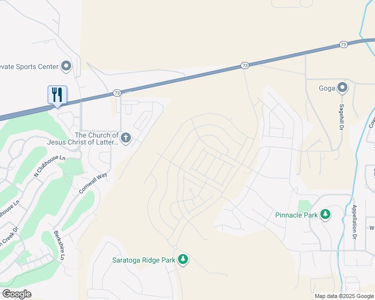 map of restaurants, bars, coffee shops, grocery stores, and more near 927 Banner Drive in Eagle Mountain