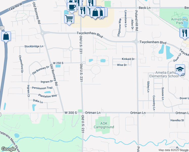 map of restaurants, bars, coffee shops, grocery stores, and more near 40 Rostone Circle in Lafayette
