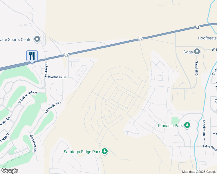 map of restaurants, bars, coffee shops, grocery stores, and more near 933 Banner Drive in Eagle Mountain