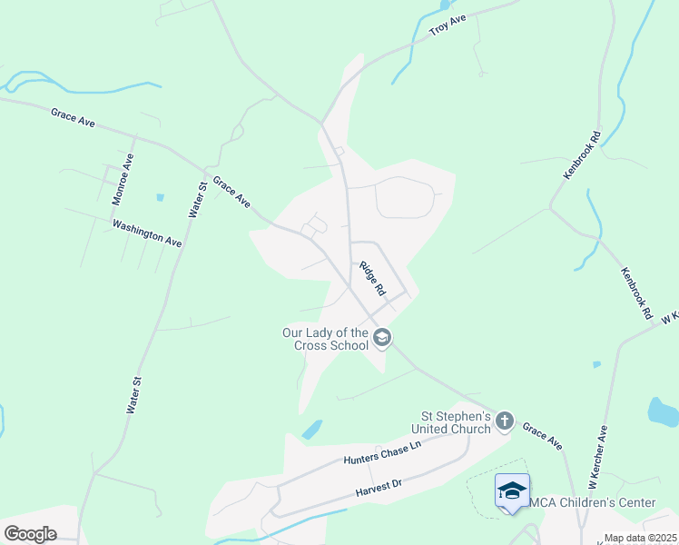 map of restaurants, bars, coffee shops, grocery stores, and more near 1715 Grace Avenue in Lebanon