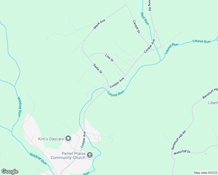 map of restaurants, bars, coffee shops, grocery stores, and more near 2 Sadie Street in Johnstown
