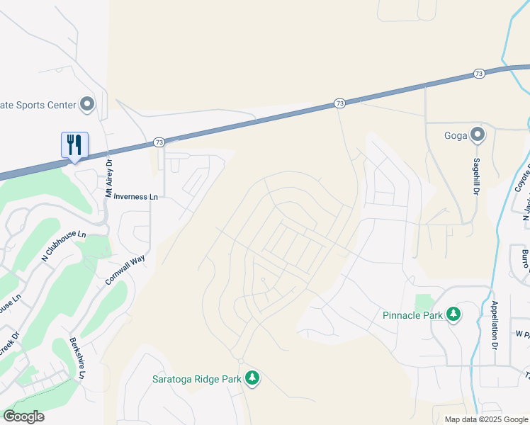 map of restaurants, bars, coffee shops, grocery stores, and more near 957 Banner Drive in Eagle Mountain