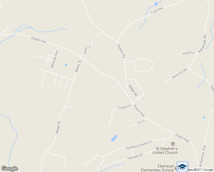 map of restaurants, bars, coffee shops, grocery stores, and more near 1715 Grace Avenue in Lebanon