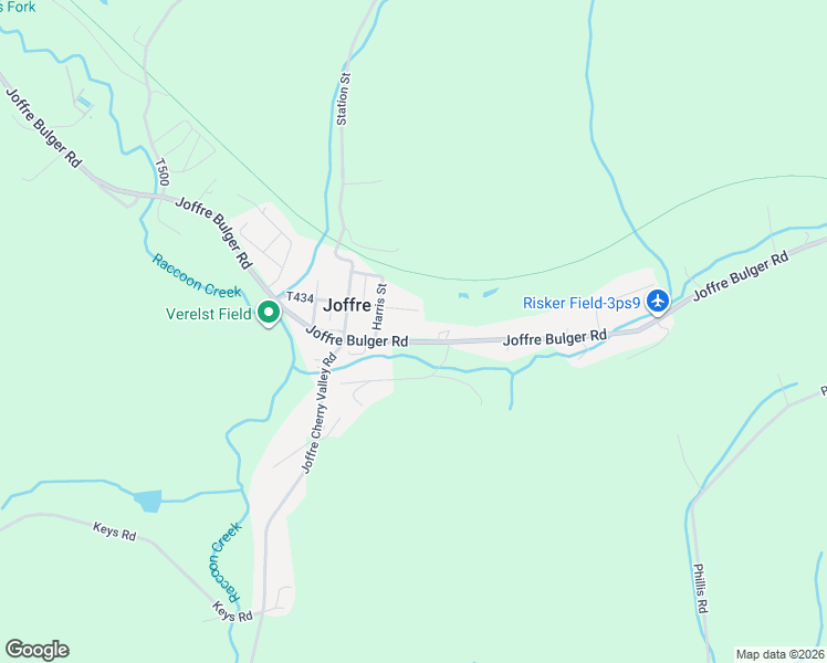 map of restaurants, bars, coffee shops, grocery stores, and more near 557 Joffre Bulger Road in Joffre