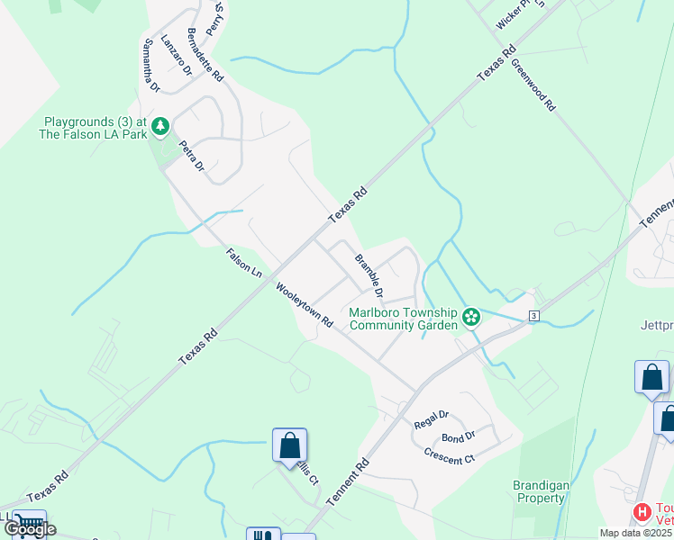 map of restaurants, bars, coffee shops, grocery stores, and more near 11 Mountain Laurel Rd in Marlboro