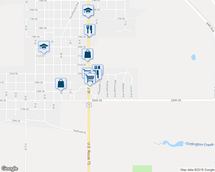 map of restaurants, bars, coffee shops, grocery stores, and more near 2409 Kuhlmann Avenue in Auburn