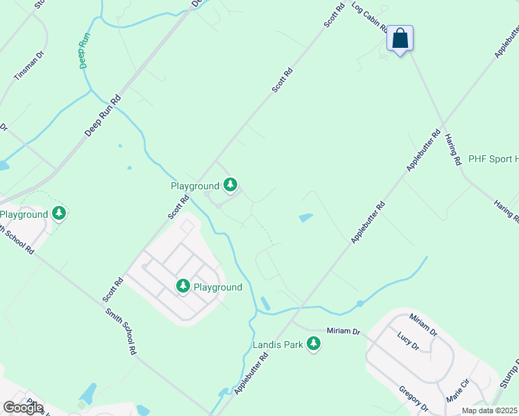 map of restaurants, bars, coffee shops, grocery stores, and more near 1010 Landis Rush Drive in Perkasie