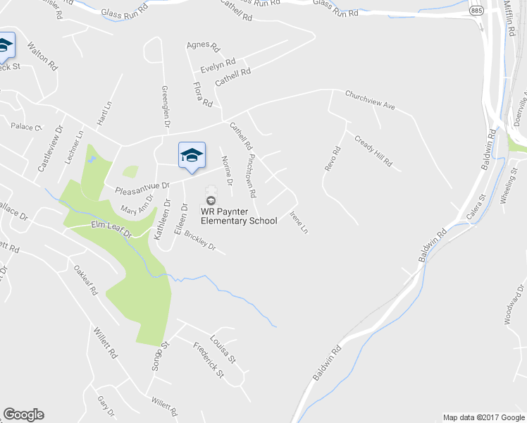 map of restaurants, bars, coffee shops, grocery stores, and more near 231 Pinchtown Road in Pittsburgh