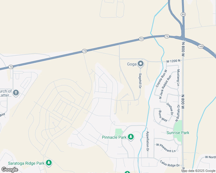 map of restaurants, bars, coffee shops, grocery stores, and more near 1028 North Freeman Drive in Saratoga Springs