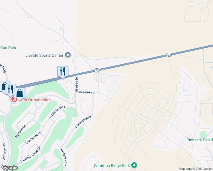 map of restaurants, bars, coffee shops, grocery stores, and more near 9297 Upton Way in Eagle Mountain
