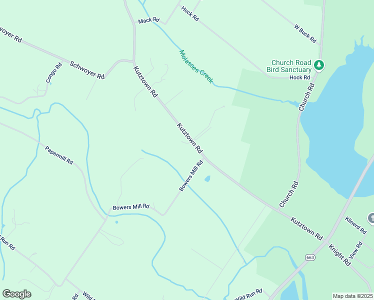 map of restaurants, bars, coffee shops, grocery stores, and more near 2646 Kutztown Road in Pennsburg
