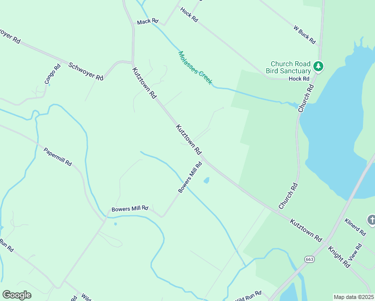 map of restaurants, bars, coffee shops, grocery stores, and more near 2646 Kutztown Road in Pennsburg