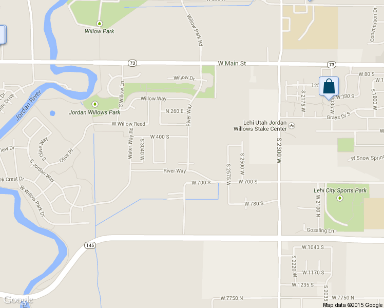 map of restaurants, bars, coffee shops, grocery stores, and more near 515 River Way in Lehi