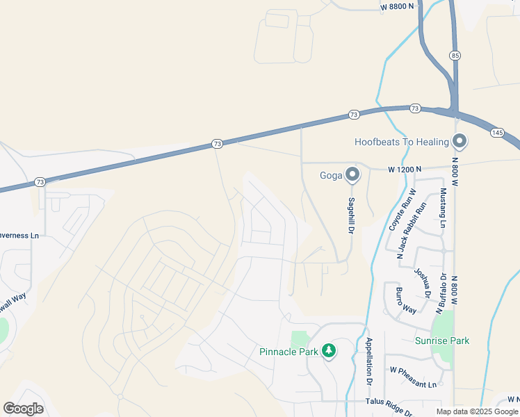 map of restaurants, bars, coffee shops, grocery stores, and more near 1076 North Freeman Drive in Saratoga Springs