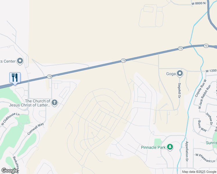 map of restaurants, bars, coffee shops, grocery stores, and more near 1508 West Russo Drive in Saratoga Springs