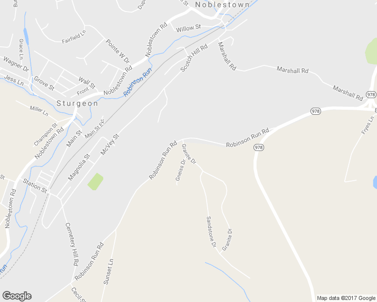 map of restaurants, bars, coffee shops, grocery stores, and more near 1001 Granite Drive in McDonald