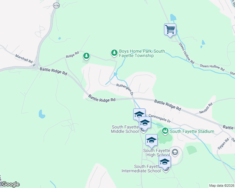 map of restaurants, bars, coffee shops, grocery stores, and more near 112 Crab Orchard Court in Oakdale