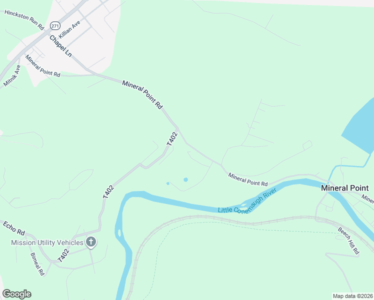 map of restaurants, bars, coffee shops, grocery stores, and more near 199-101 Bobak Road in Cambria