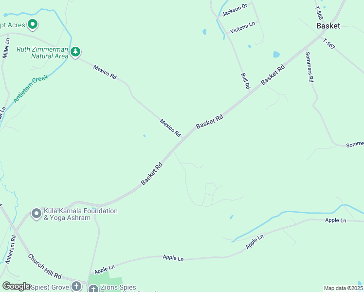 map of restaurants, bars, coffee shops, grocery stores, and more near 145 Basket Road in Oley