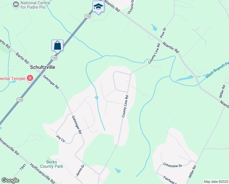 map of restaurants, bars, coffee shops, grocery stores, and more near 51 Back Country Road in Barto