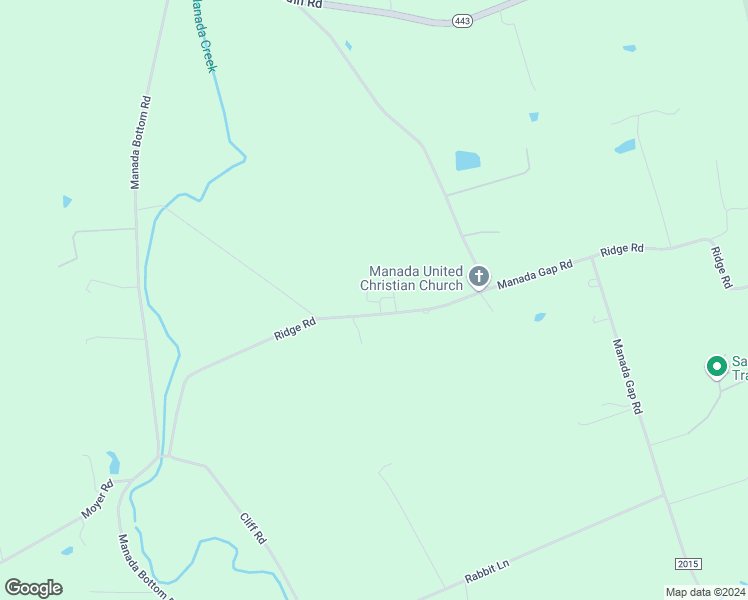 map of restaurants, bars, coffee shops, grocery stores, and more near 447 Ridge Road in Grantville