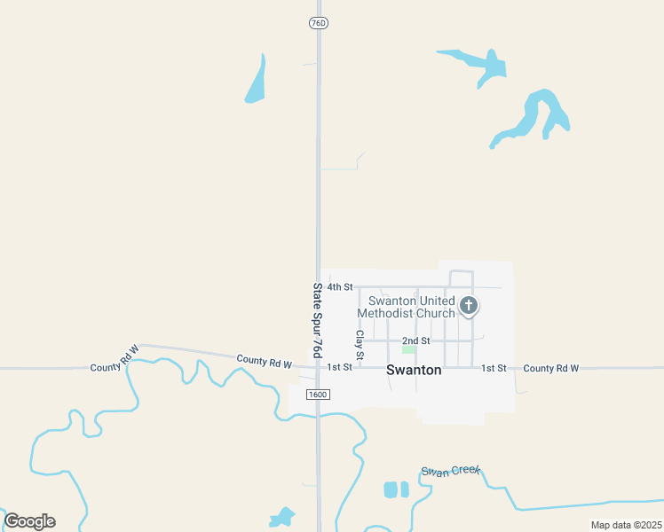map of restaurants, bars, coffee shops, grocery stores, and more near Nebraska 76D Spur in Swanton